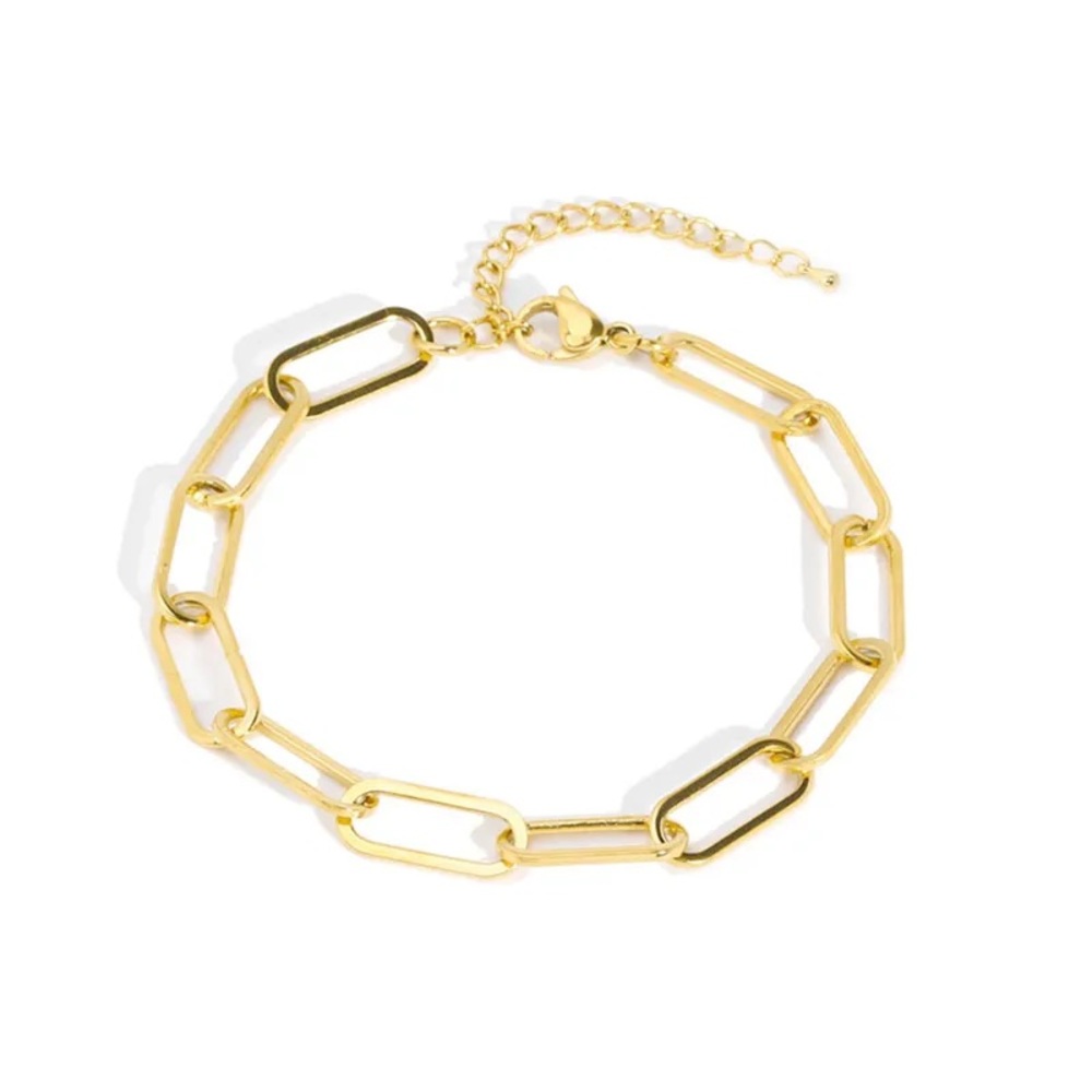 Paper Clip Link Bracelet